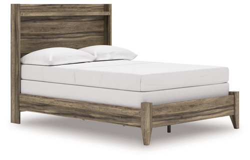 Elbrim - Full Panel Bed - Brown