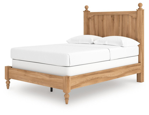 Aleaport - Full Panel Bed - Warm Brown