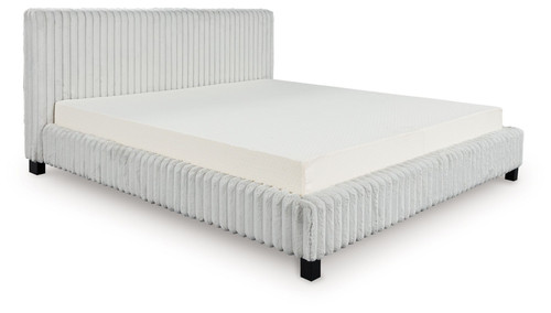Zuraleus - California King Upholstered Bed - White