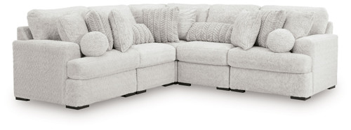 Cuddle Plush - 5-Piece Sectional - Arctic