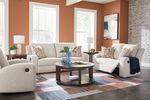 Danum - 3 Pc. - Reclining Sofa, Reclining Loveseat, Recliner - Stone