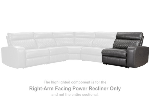Samperstone - RAF Zero Wall Power Recliner - Gray