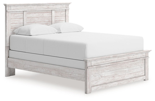 Makidern - Queen Panel Bed - Whitewash