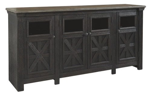 Tyler Black / Gray Extra Large TV Stand