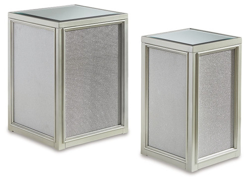 Traleena - Nesting End Tables (Set of 2) - Silver Finish