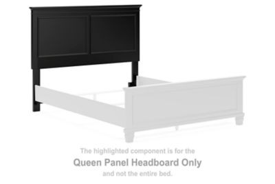 Lanolee - Queen Panel Headboard - Black