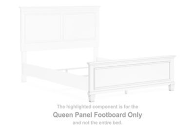 Fortman - Queen Panel Footboard - White