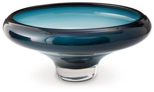 Vallborough - Bowl - Teal Blue
