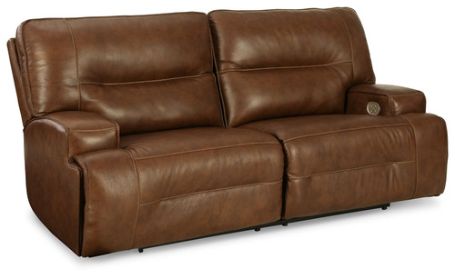Francesca Auburn 2 Seat Pwr Rec Sofa Adj Hdrest