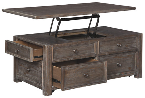 Wyndahl Rustic Brown Lift Top Cocktail Table