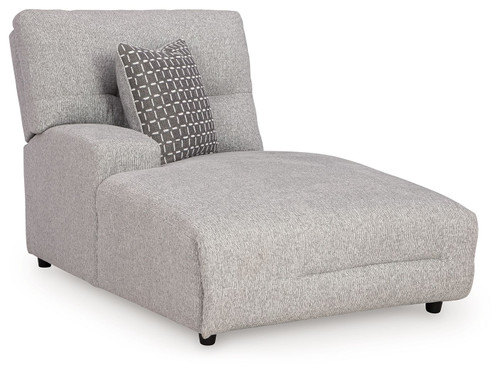 Acklen Place - Laf Power Reclining Back Chaise - Pewter