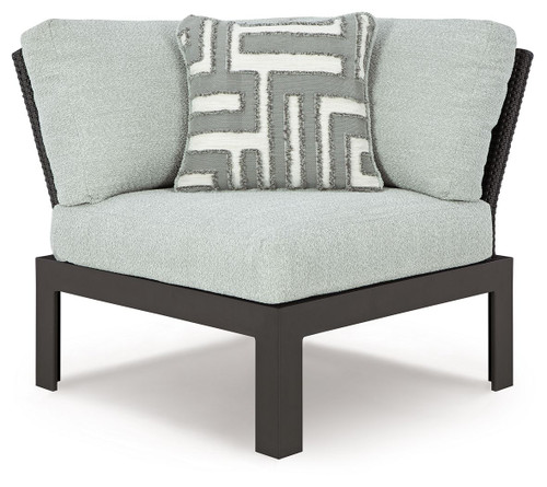 Beachloft - Corner With Cushion - Black / Gray