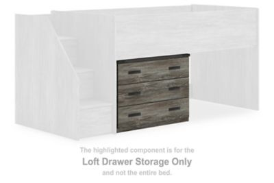Frandern - Loft Drawer Storage - Gray