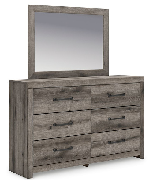 Graystorm - Dresser And Mirror - Brown Gray