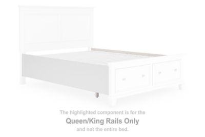 Fortman - Queen/King Rails - White