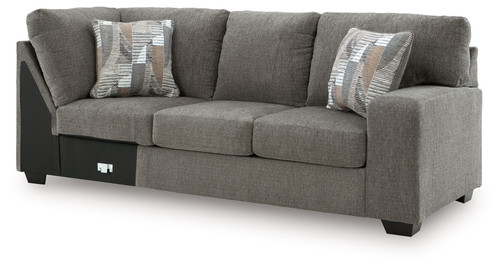Clarington - RAF Sofa With Corner Wedge - Greystone