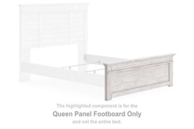Makidern - Queen Panel Footboard - Whitewash