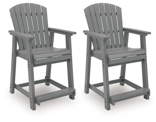 Sanctuary Beach - Barstool (Set of 2) - Dark Gray