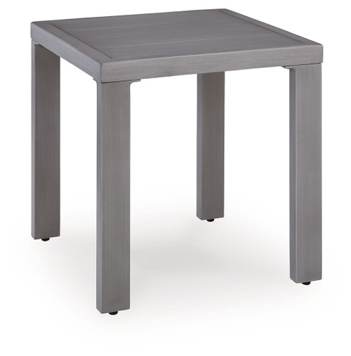 Half Moon Beach - Square End Table - Gray