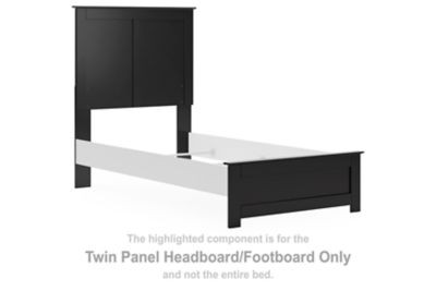 Maribel - Twin Panel Headboard/Footboard - Black