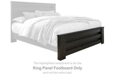 Brinxton - King Panel Footboard - Charcoal
