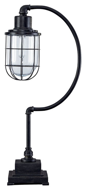 Jae - Metal Desk Lamp  - Antique Black