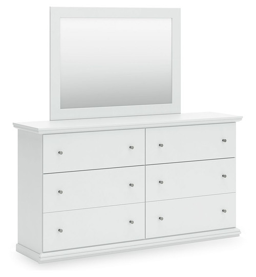Bostwick Shoals - Dresser and Mirror - White