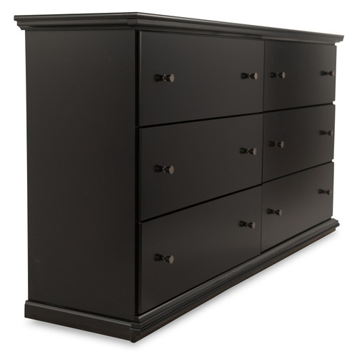Maribel - Six Drawer Dresser - Black