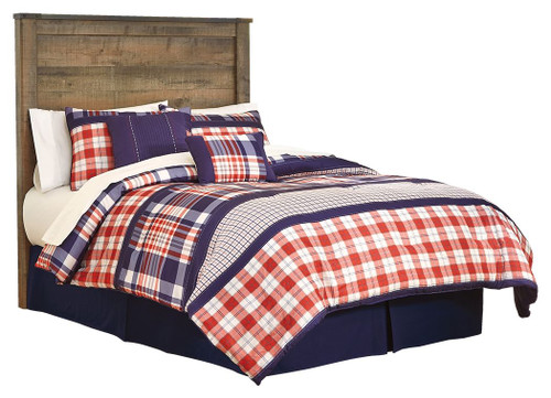 Trinell - Full Panel Headboard - Brown