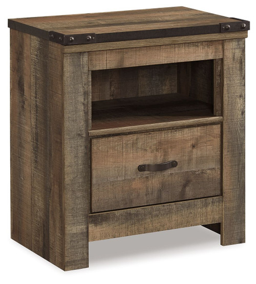 Trinell - One Drawer Night Stand - Brown