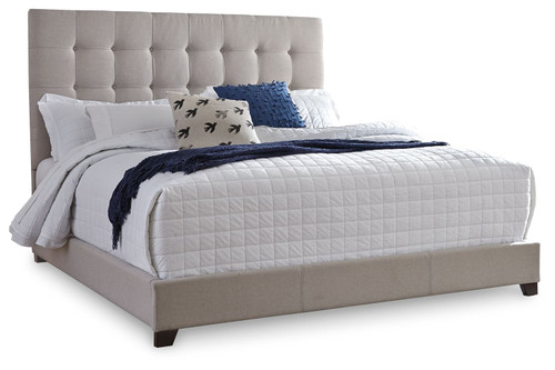 Dolante - King Upholstered Bed - Beige
