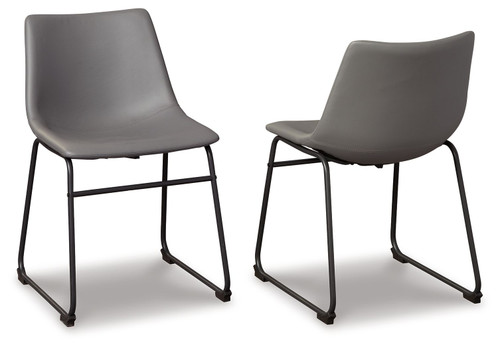 Centiar - Dining UPH Side Chair (Set of 2) - Gray