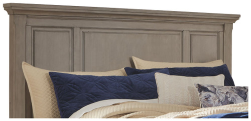Lettner - Queen Panel Headboard - Light Gray