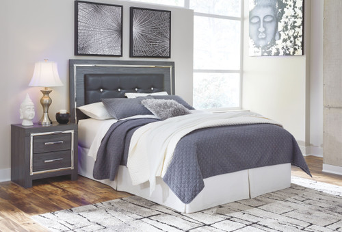 Lodanna - Queen UPH Panel Headboard - Gray