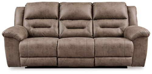 Stoneland - Reclining Power Sofa - Light Brown