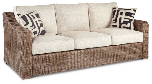 Beachcroft - Sofa with Cushion - Beige