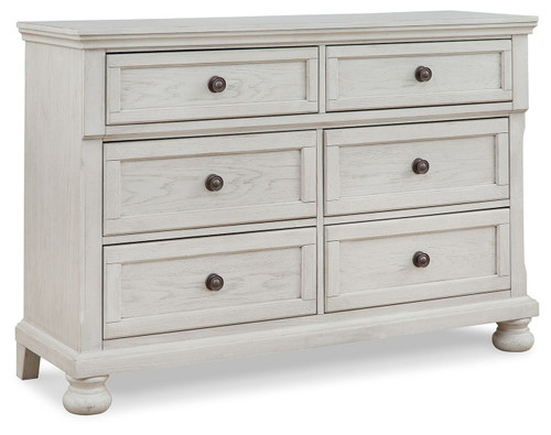 Robbinsdale - Dresser - 6 Drawers - Antique White