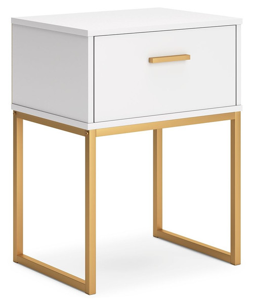 Socalle - One Drawer Night Stand - Two-Tone