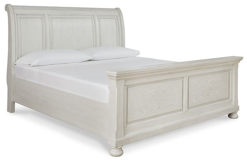 Robbinsdale - Queen Sleigh Bed - Antique White