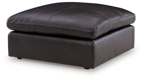 Emilia - Oversized Accent Ottoman - Black