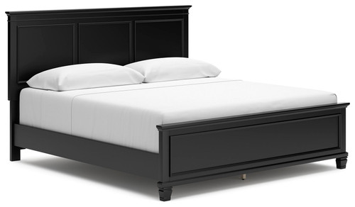 Lanolee - King Panel Bed - Black