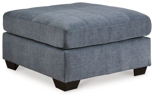 Marleton - Oversized Accent Ottoman - Denim