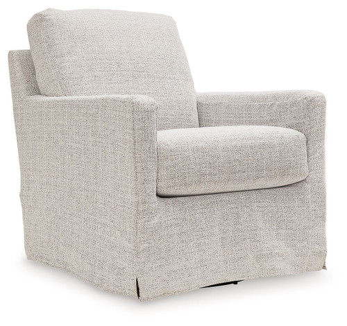 Nenana Next-Gen Nuvella - Swivel Glider Accent Chair - Stone