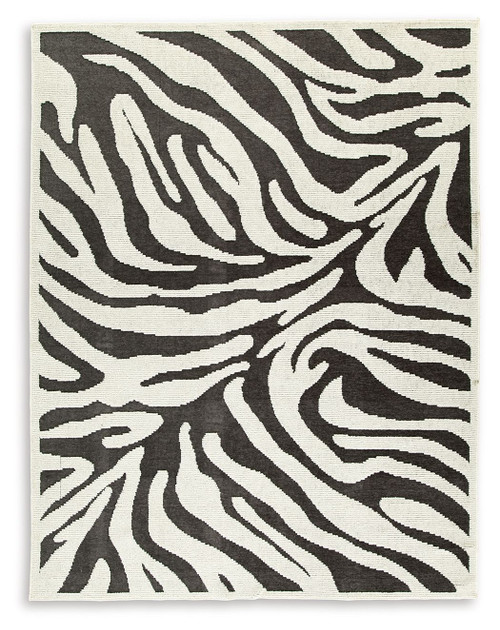 Thomwith - 8' x 10' Rug - Black / Ivory