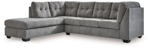 Marleton - 2-Piece Sectional With Laf Corner Chaise - Gray