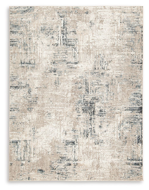 Gentor - 5' x 7' Rug - Blue / Ivory