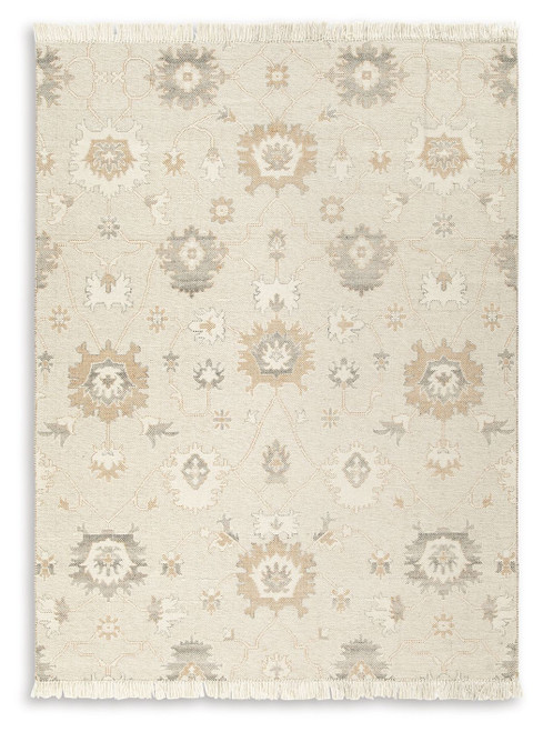 Calkin - 8' x 10' Rug - Linen / Gray / Caramel