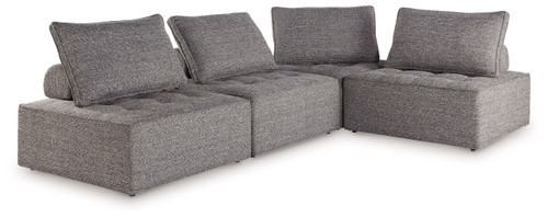 Bree Zee - 4-Piece Outdoor Sectional - Brown