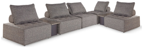 Bree Zee - 7-Piece Outdoor Modular Seating - Brown