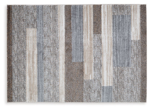 Sethburn - 5' x 7' Rug - Cream / Brown / Gray